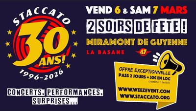 Concert Staccato - les nuits de l'alligator