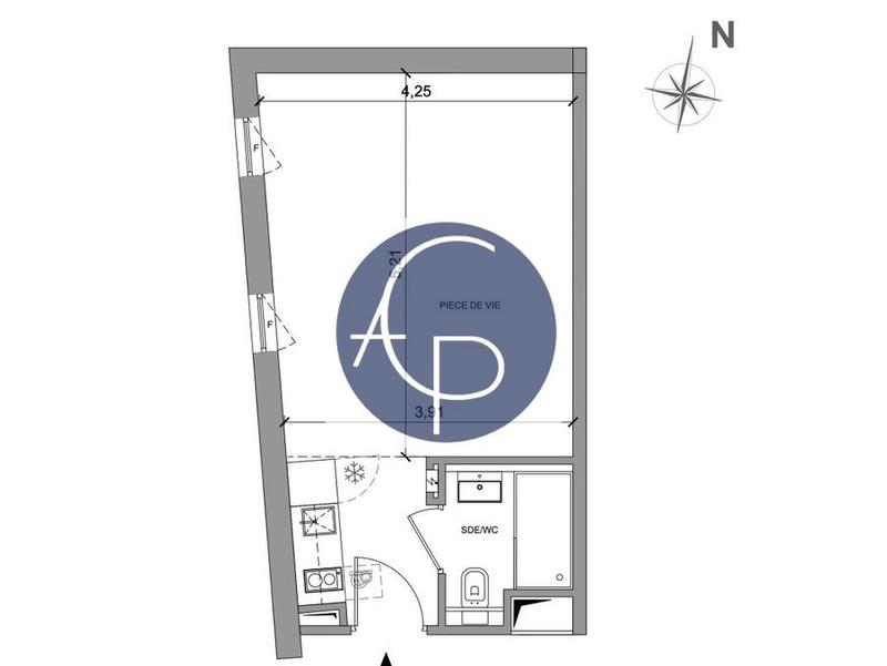 Appartement - 29 m² - 1 pièce