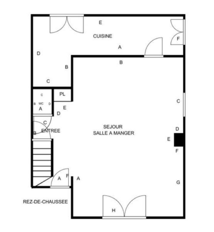 Maison - 105 m² - 4 pièces