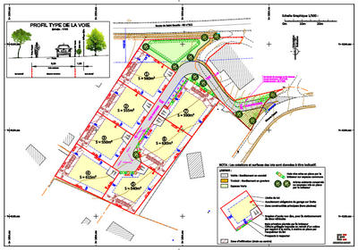 Terrain constructible - 1 000 m²