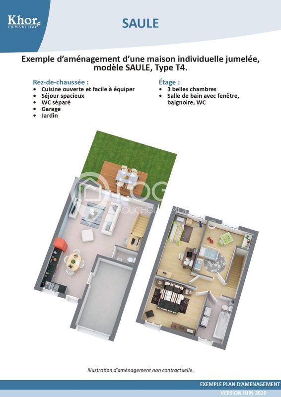 Maison - 80 m² - 4 pièces