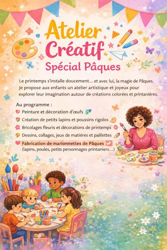 Atelier créatif - Vacances de Pâques