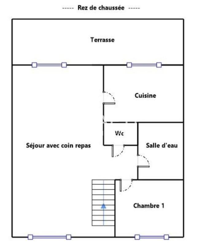 Maison - 96 m² - 4 pièces