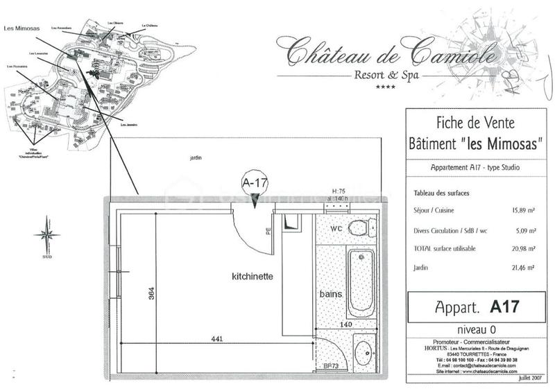 Appartement - 20 m² - 1 pièce