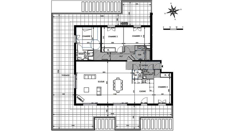 Appartement - 143 m² - 5 pièces
