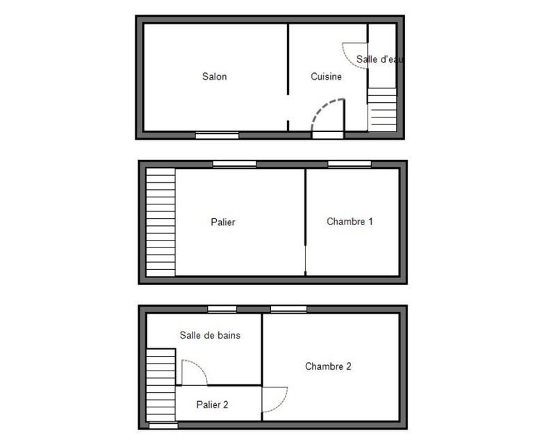 Maison - 53 m² - 5 pièces