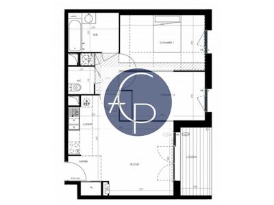 Appartement - 56 m² - 3 pièces