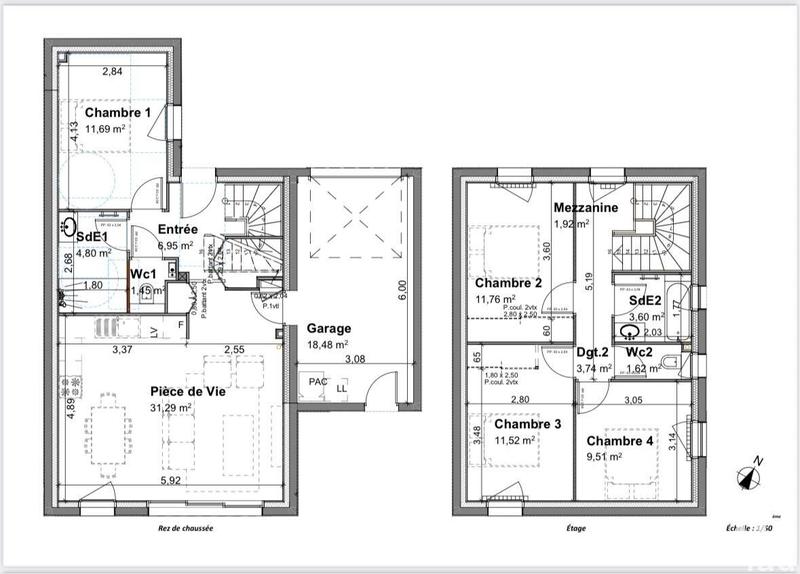 Maison - 100 m² - 5 pièces