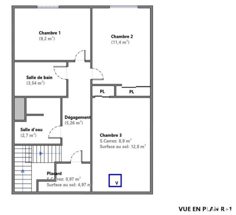 Appartement - 104 m² - 5 pièces