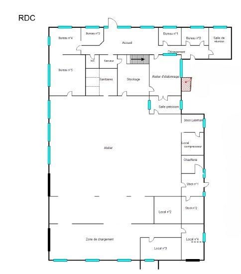 Local d'activités - 550 m²
