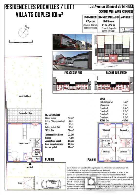 Maison - 101 m² - 5 pièces