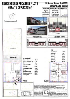 Maison - 101 m² - 5 pièces