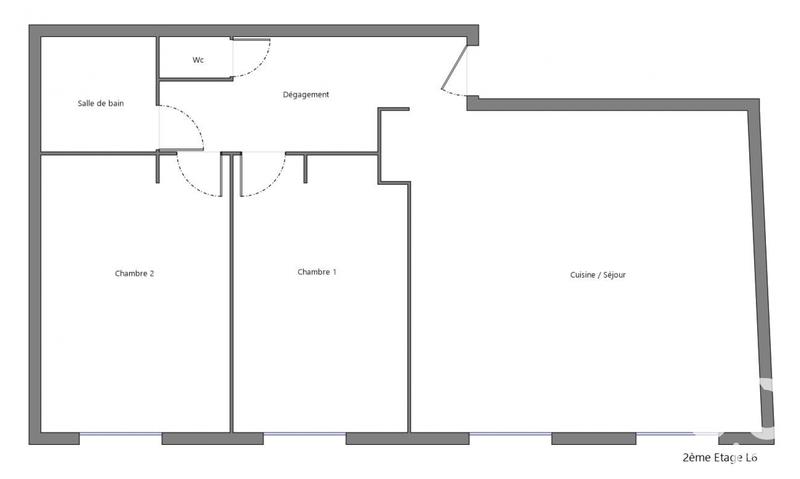 Appartement - 74 m² - 3 pièces