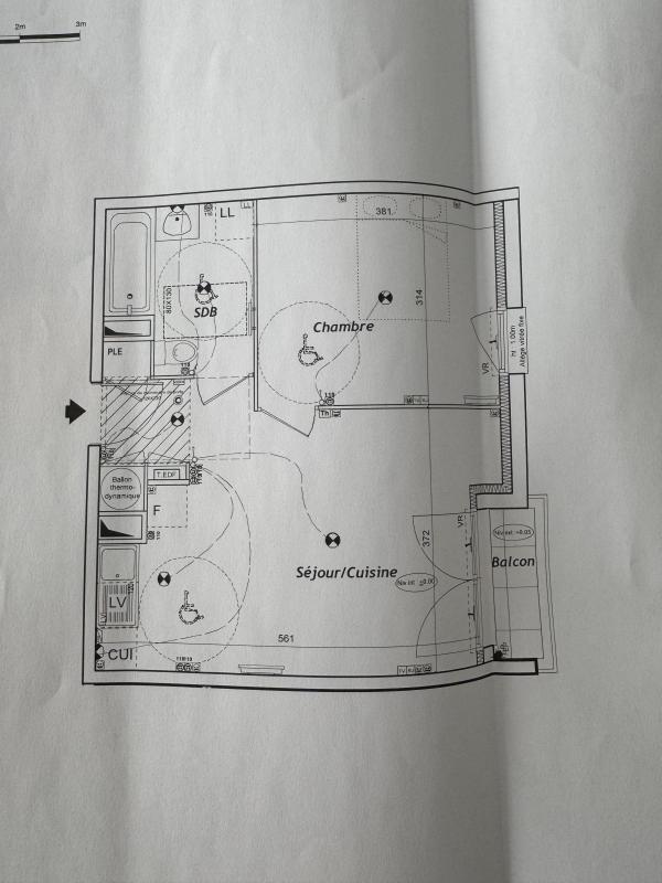 Appartement - 40 m² - 2 pièces