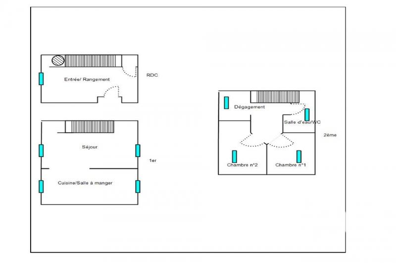 Appartement - 75 m² - 5 pièces