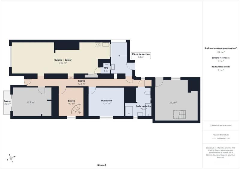 Maison - 128 m² - 5 pièces