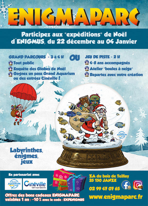 L’activité de Noël la plus innovante en Bretagne : Enigmaparc transforme les vacances en expédition immersive !