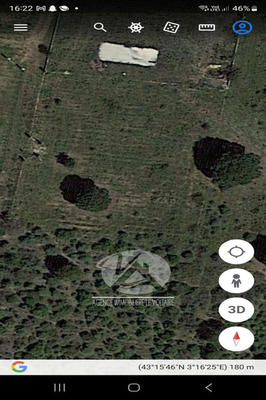 Terrain de loisirs - 1 400 m²