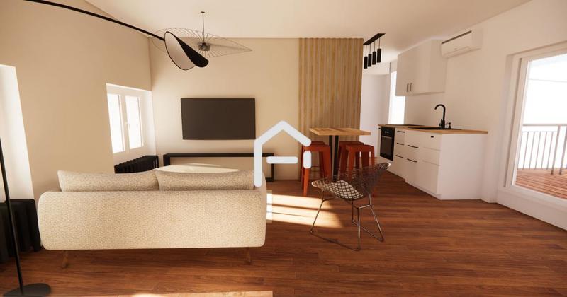 Appartement - 42 m² - 2 pièces