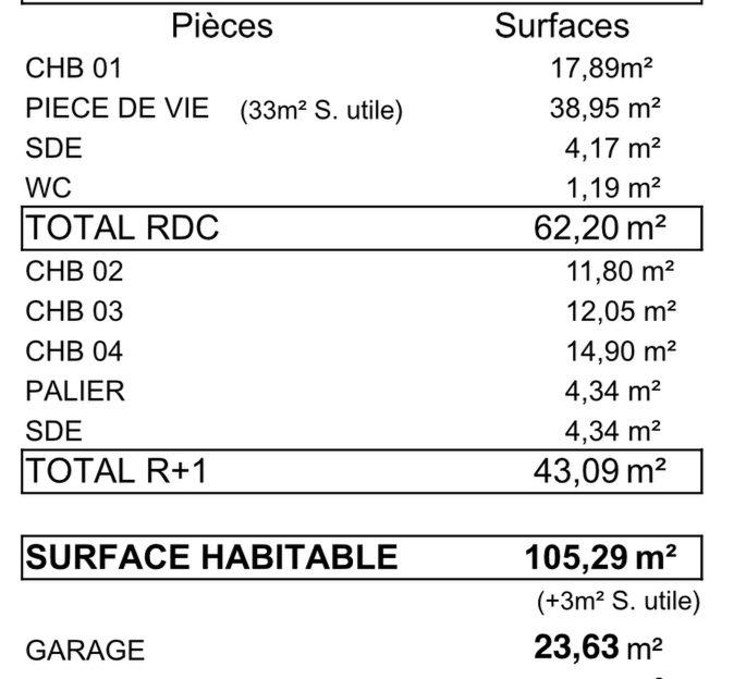 Maison contemporaine - 105 m² - 5 pièces