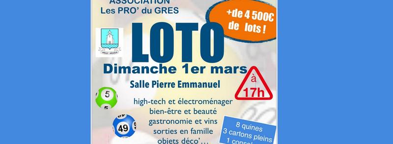 Loto des Artisans et Commerçants à St. Etienne du Grès