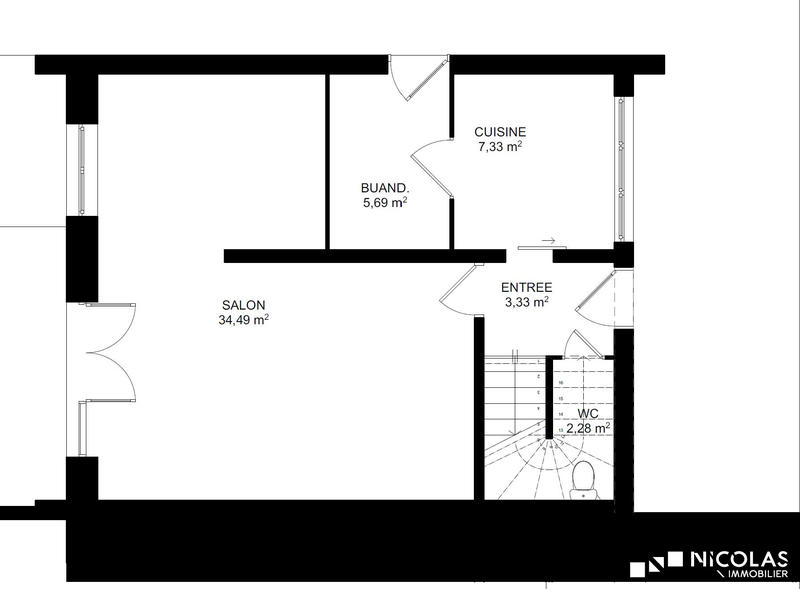 Maison - 102 m² - 3 pièces