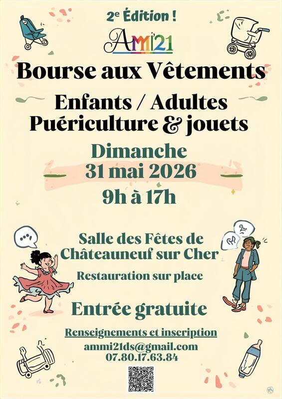 Bourse aux vêtements, puériculture et jouets