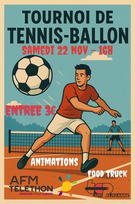 Challenge Téléthon : Tournoi de tennis ballon