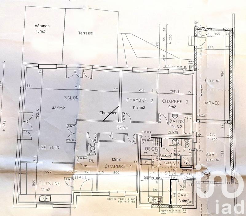 Maison - 138 m² - 7 pièces