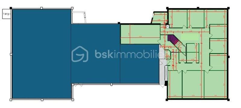 Bureau - 228 m² - 9 pièces