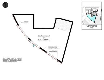 Local commercial - 183 m²