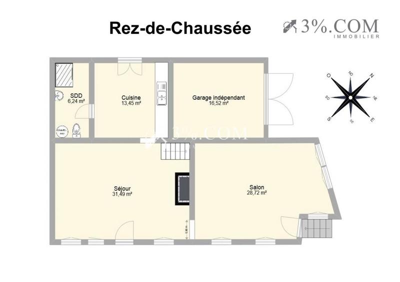 Maison de village - 141 m² - 6 pièces