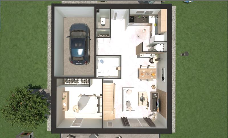 Maison de village - 105 m² - 4 pièces