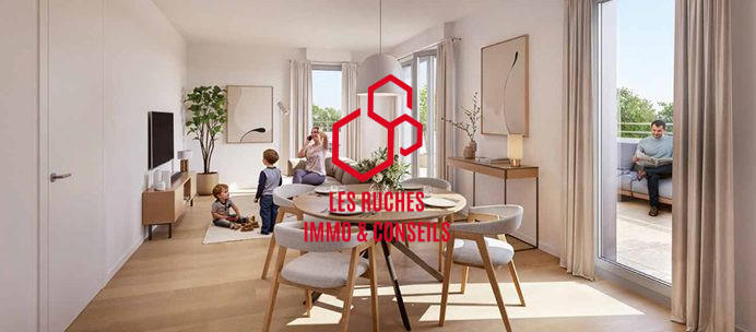 Appartement - 62 m² - 3 pièces