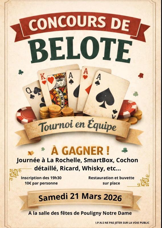 Concours de belote