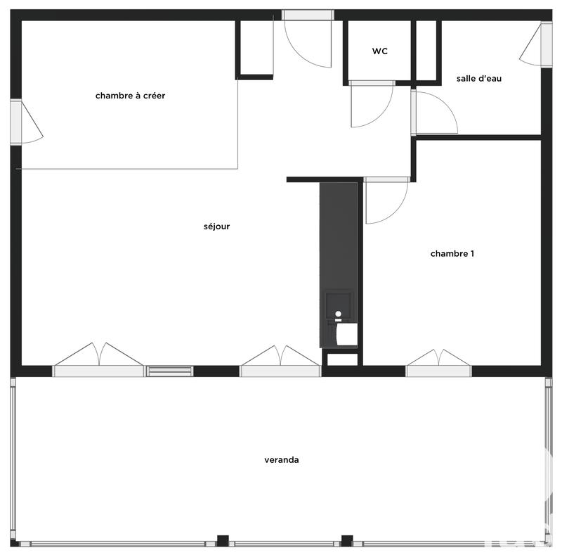 Appartement - 74 m² - 3 pièces