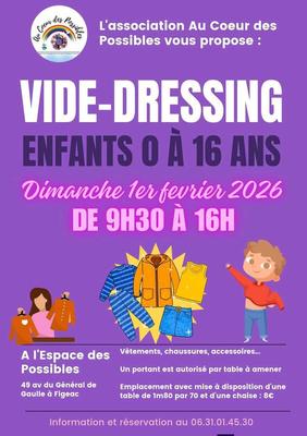 Vide dressing enfants 0 à 16 ans