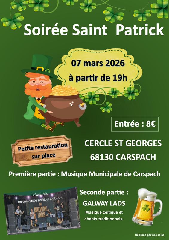Soirée Saint-Patrick