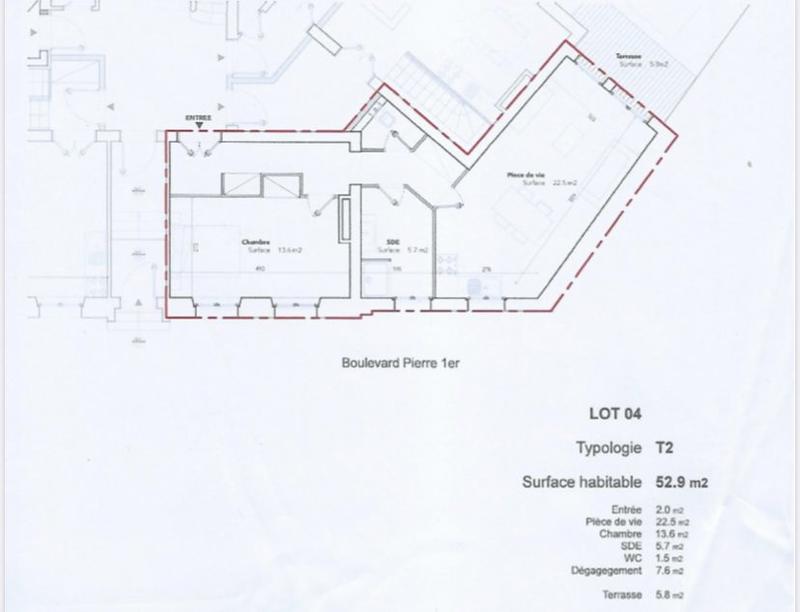 Appartement - 53 m² - 2 pièces