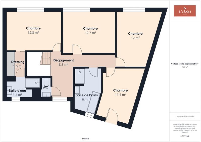 Maison contemporaine - 157 m² - 7 pièces