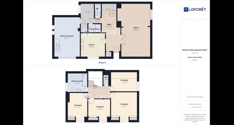 Maison - 138 m² - 5 pièces