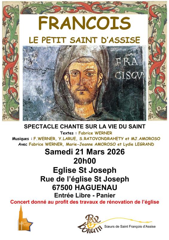 Spectacle chanté sur la vie de Saint François d'Assise