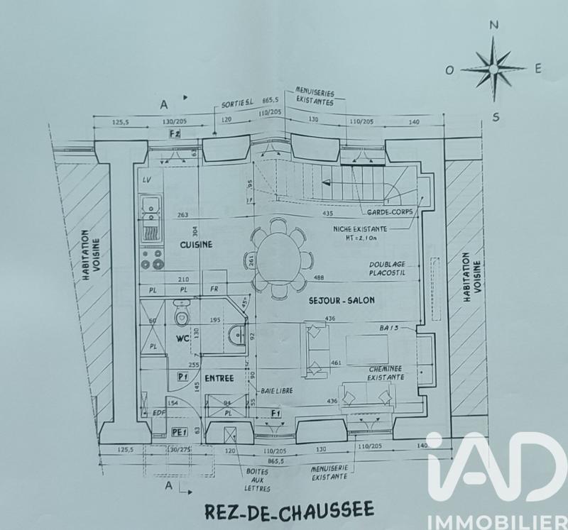Maison - 77 m² - 4 pièces
