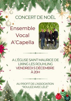 Concert de Noël de l'Ensemble Vocal a'Capella