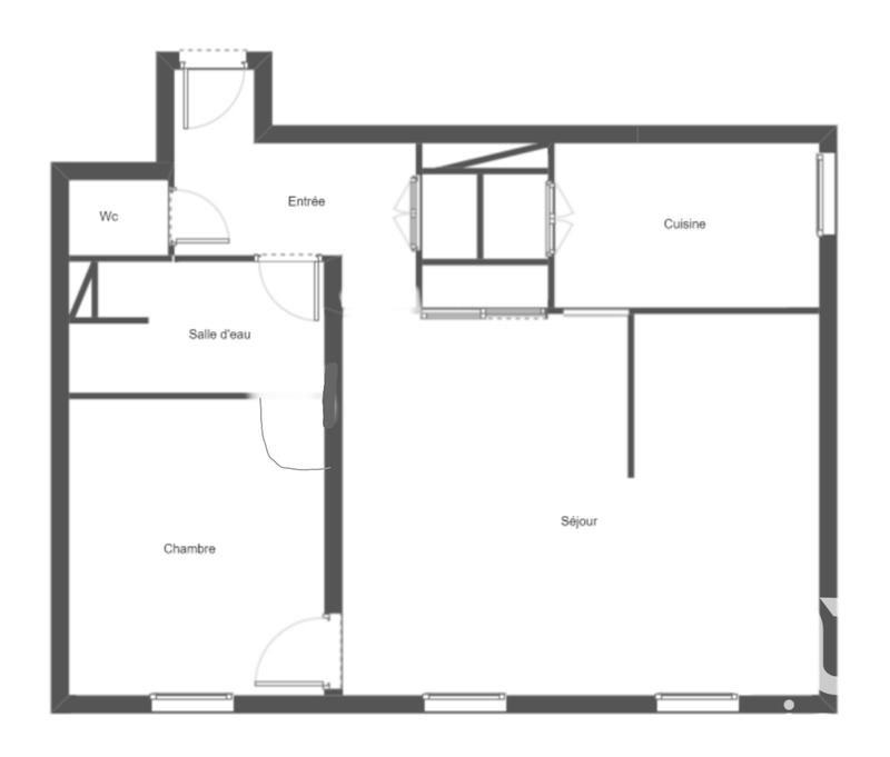 Appartement - 48 m² - 3 pièces