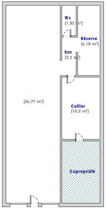 Local commercial - 78 m²