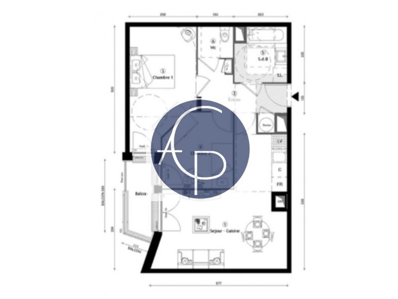 Appartement - 59 m² - 3 pièces