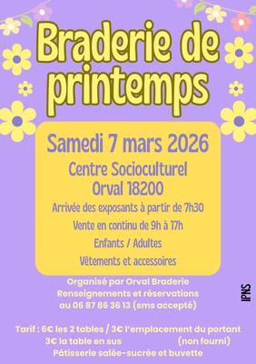 Braderie de printemps