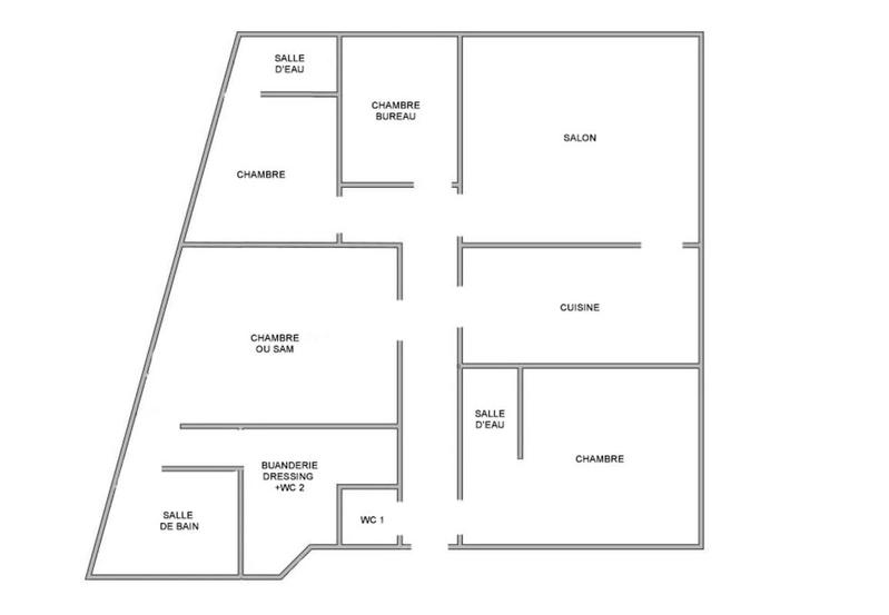 Appartement - 134 m² - 5 pièces