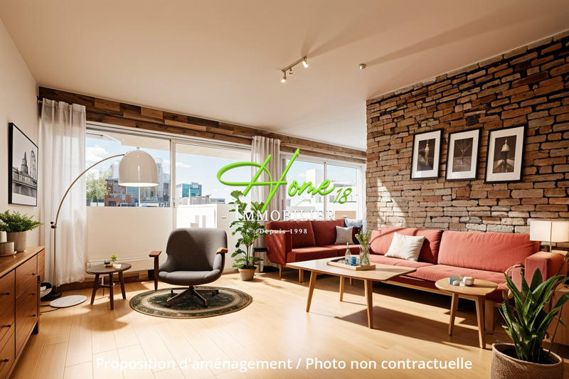 Appartement - 77 m² - 3 pièces